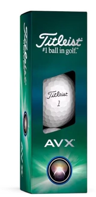 Titleist AVX golfbollar 2024 (12 bollar)