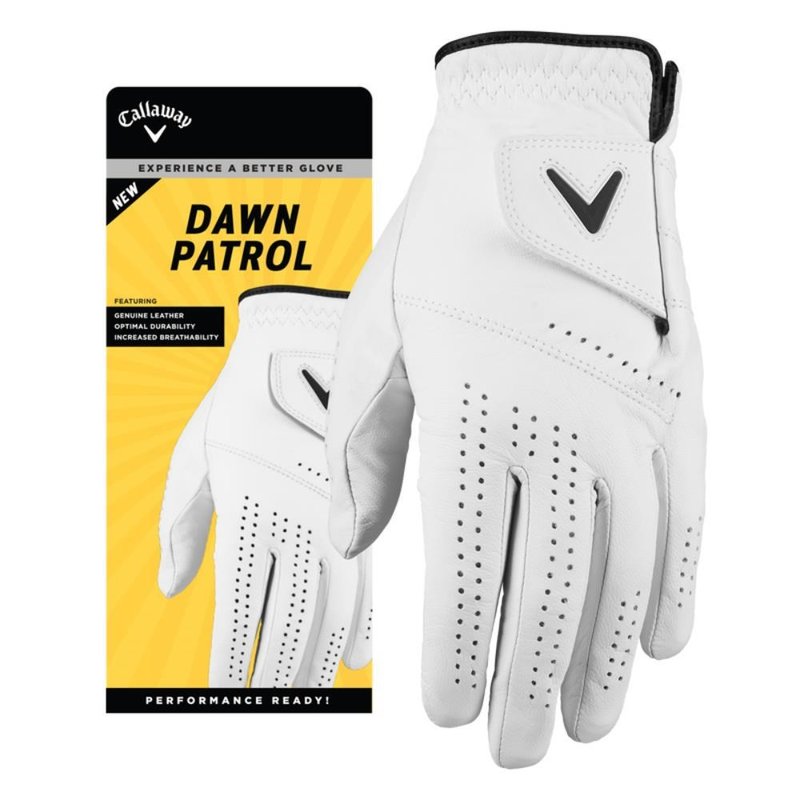 Callaway Dawn Patrol herr golfhandske, vit