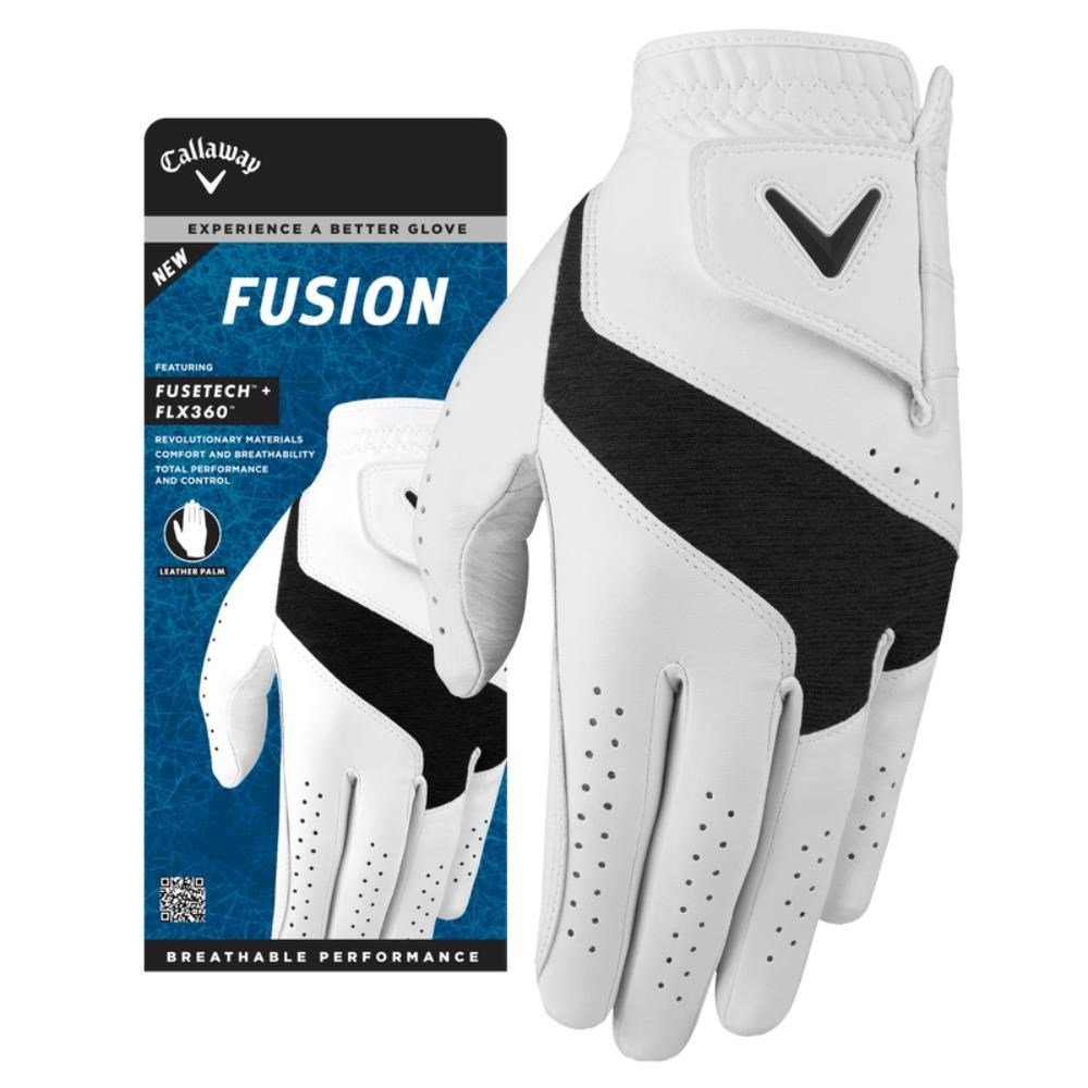 Callaway Fusion herr golfhandske, vit