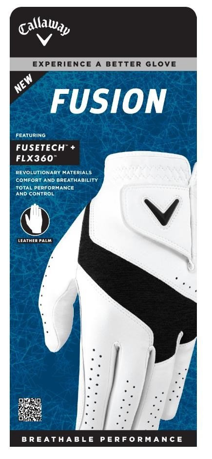 Callaway Fusion herr golfhandske, vit