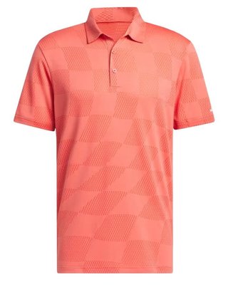 Adidas Textured herr polo, preloved scarlet