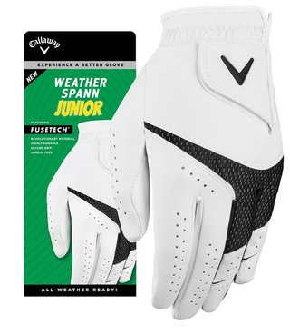Callaway Weather Spann junior golfhandske, vit