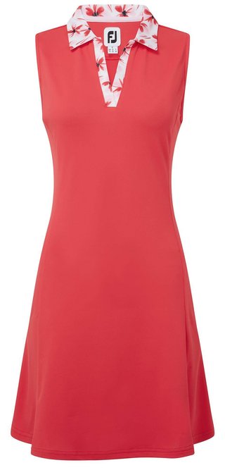FootJoy Floral Trim damklänning 2024, röd