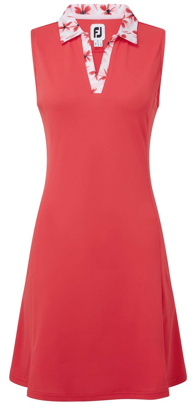 FootJoy Floral Trim damklänning 2024, röd