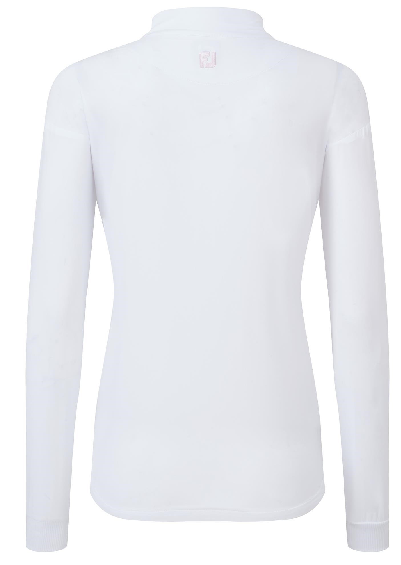 FootJoy Lightweight Full-Zip damjacka, vit/rosa