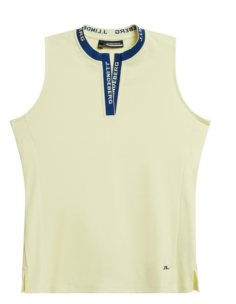 J.Lindeberg Leya Sleeveless dampolo, wax yellow