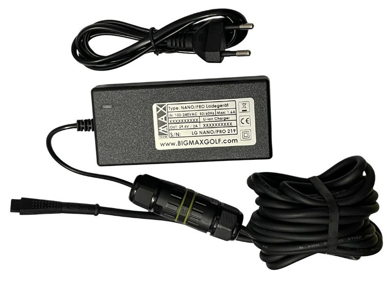 Big Max Stratos/Nano/Pro batteriladdare, svart/blå