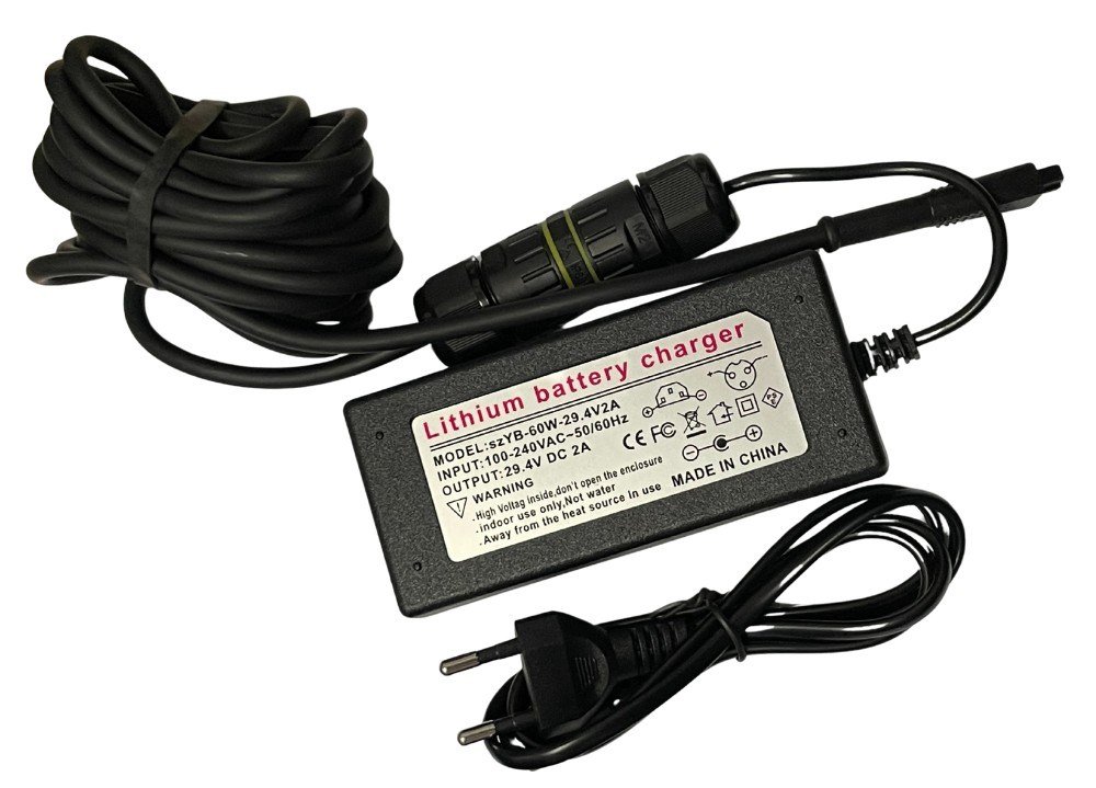 Big Max Stratos/Nano/Pro batteriladdare, svart/blå