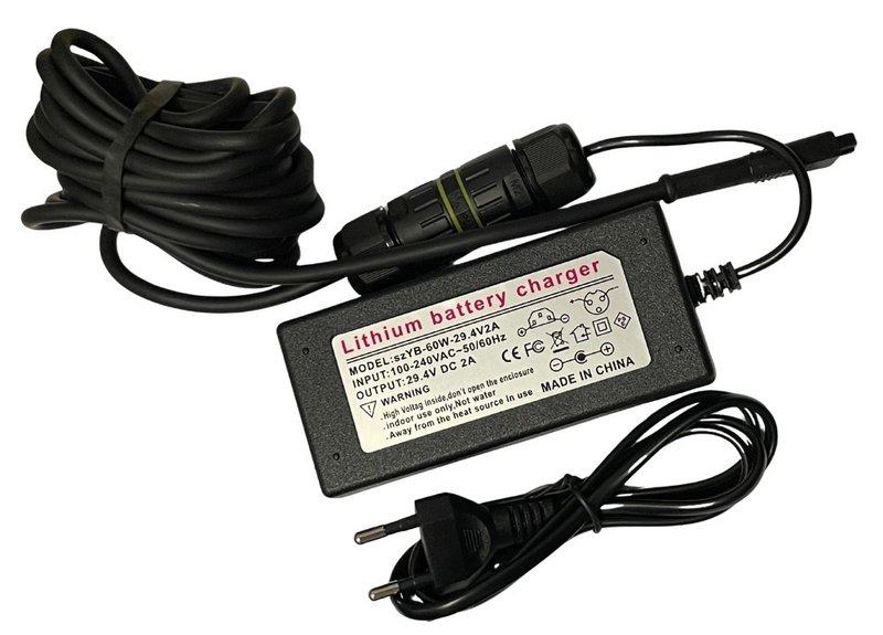 Big Max Stratos/Nano/Pro batteriladdare, svart/blå