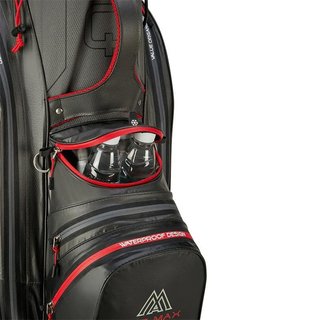 Big Max AQUA Sport 4 cart bag, charcoal/black/red