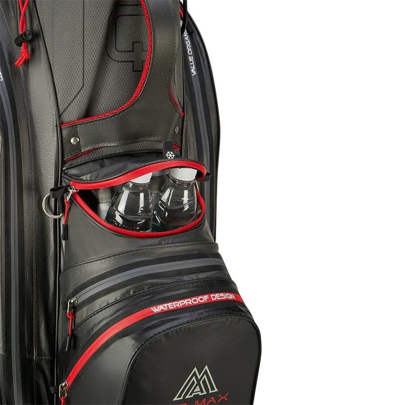 Big Max AQUA Sport 4 cart bag, charcoal/black/red