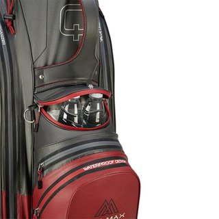 Big Max AQUA Sport 4 cart bag, charcoal/merlot