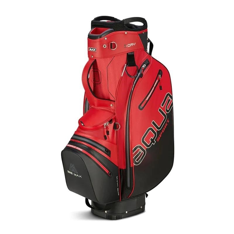 Big Max AQUA Sport 4 cart bag, röd/svart