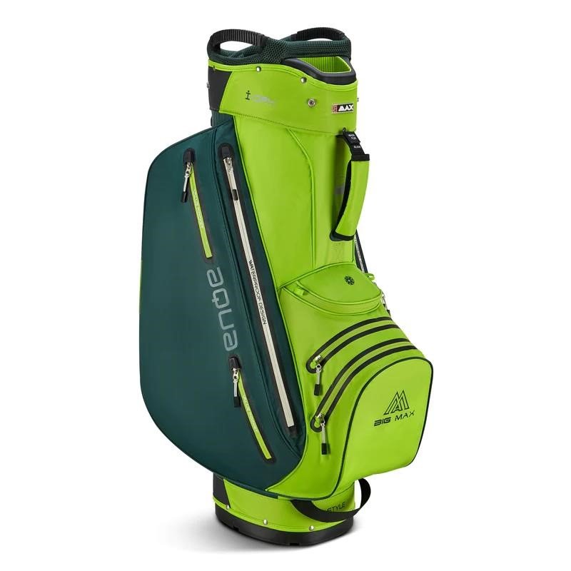 Big Max AQUA Style 4 cart bag, lime/forest green