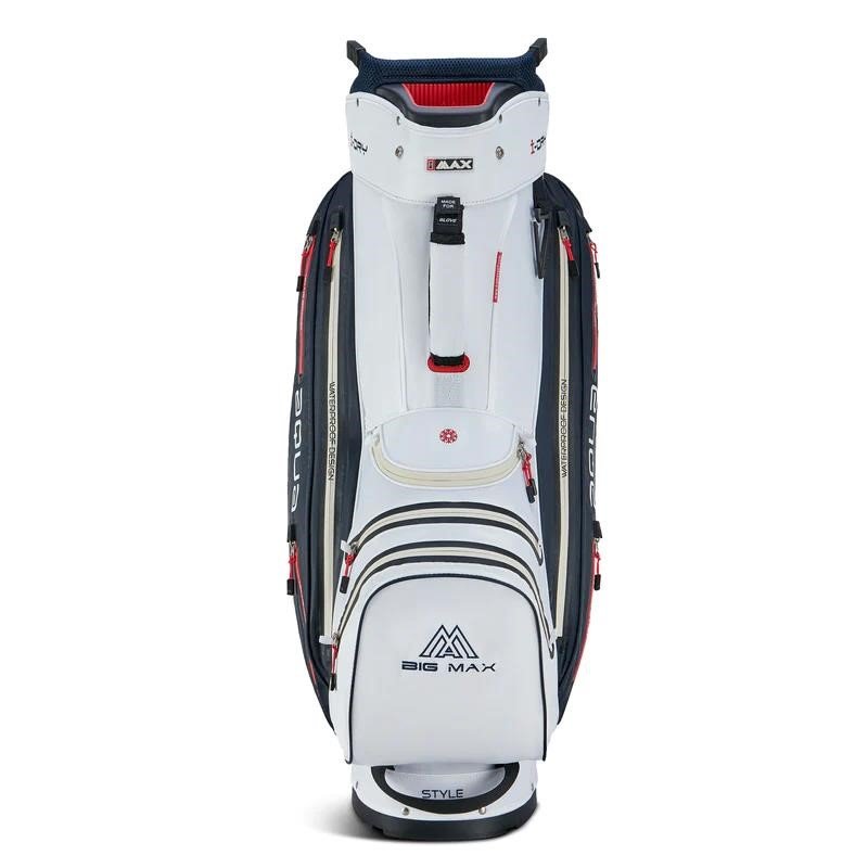 Big Max AQUA Style 4 cart bag, white/navy/red