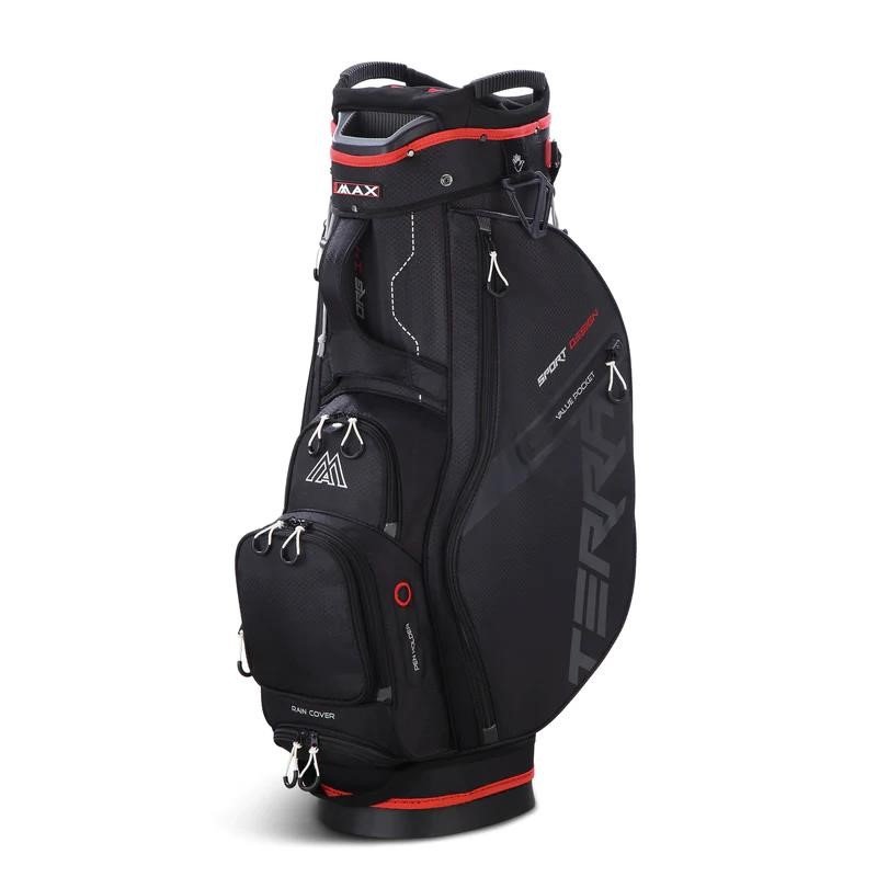 Big Max Terra Sport cart bag, svart/röd