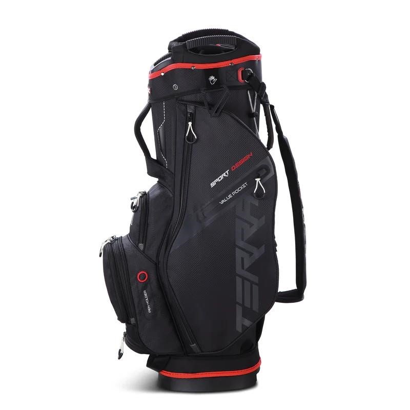 Big Max Terra Sport cart bag, svart/röd