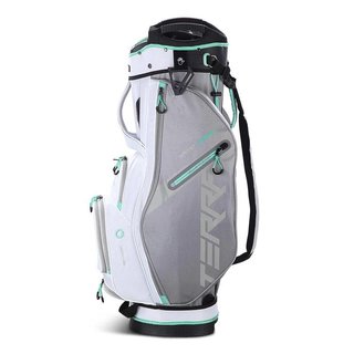 Big Max Terra Sport cart bag, white/silver/mint