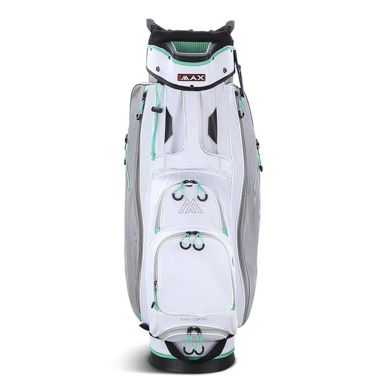Big Max Terra Sport cart bag, white/silver/mint