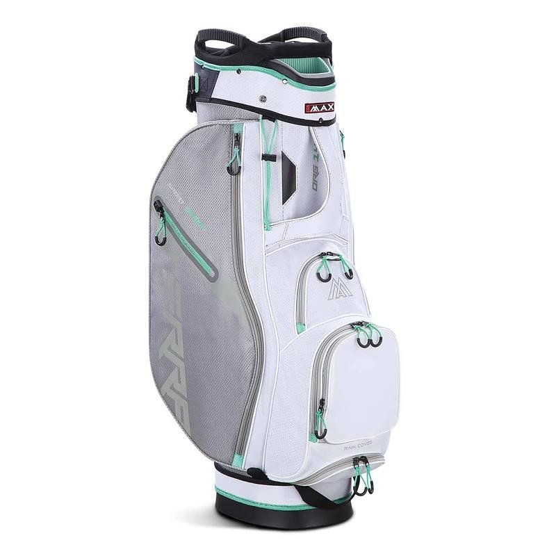 Big Max Terra Sport cart bag, white/silver/mint