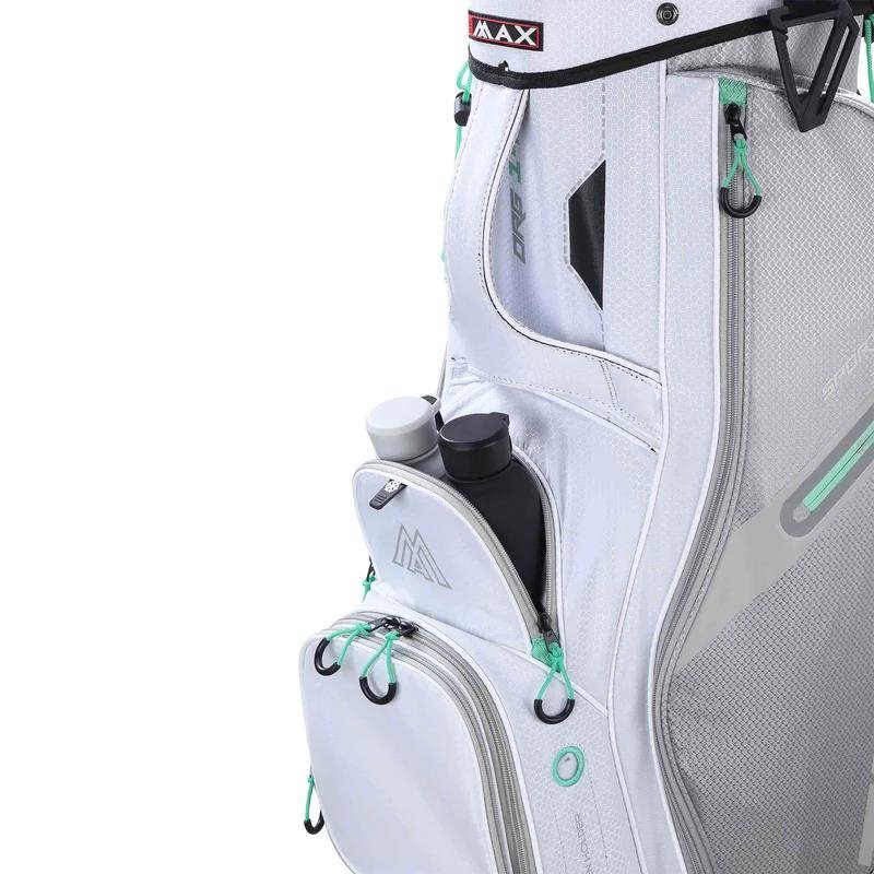 Big Max Terra Sport cart bag, white/silver/mint