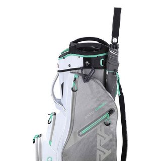 Big Max Terra Sport cart bag, white/silver/mint