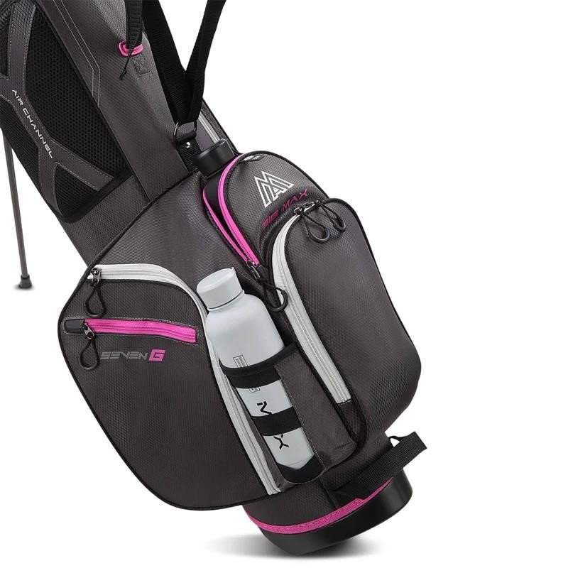Big Max Heaven Seven G stand bag, charcoal/fuchsia