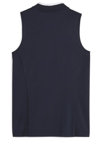 Puma Range Pique Sleeveless dampolo, navy