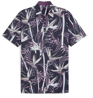 Puma Mattr Birds of Paradise herr polo, deep blue