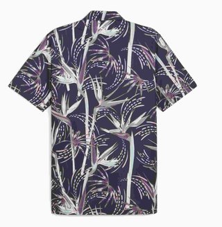 Puma Mattr Birds of Paradise herr polo, deep blue