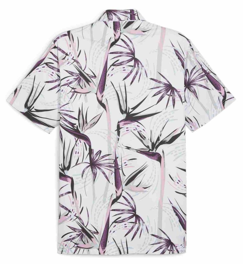 Puma Mattr Birds of Paradise herr polo, vit