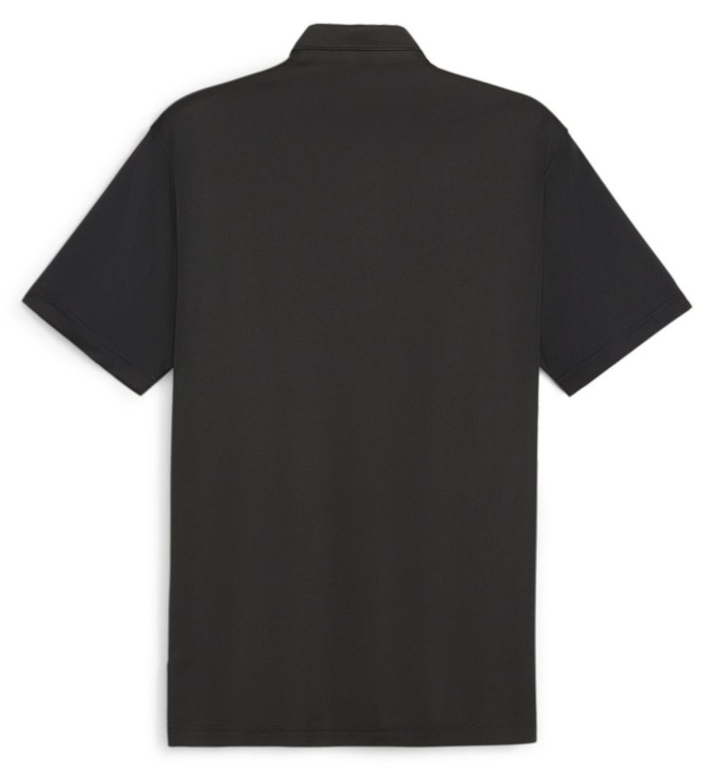 Puma Pure Colorblock herr polo, vit