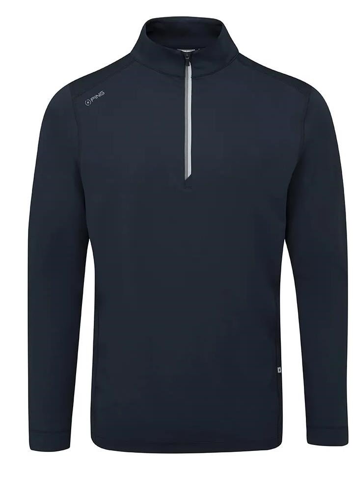 PING Latham Half Zip herr midlayer, navy