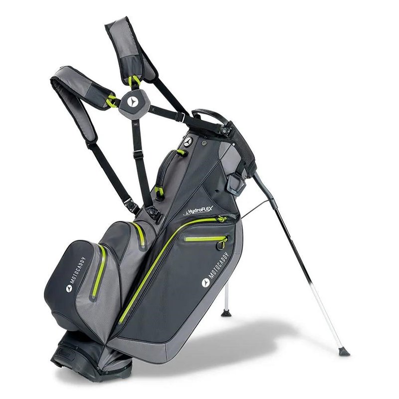 Motocaddy HydroFLEX stand bag, charcoal/lime
