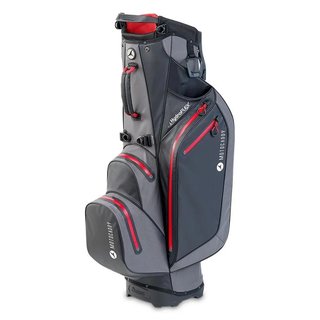 Motocaddy HydroFLEX stand bag, charcoal/red