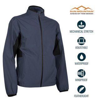 Sun Mountain Monsoon herr regnjacka, navy/svart