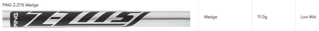 PING s159 Chrome wedge, stål