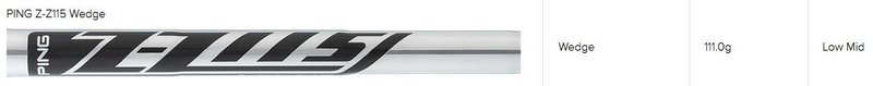 PING s159 Chrome wedge, stål