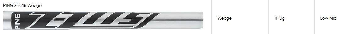 PING s159 Midnight wedge, stål