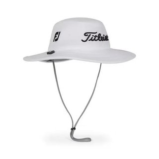 Titleist Tour Aussie herr bucket hat, vit/svart