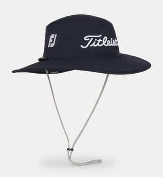 Titleist Tour Aussie herr bucket hat, marinblå/vit