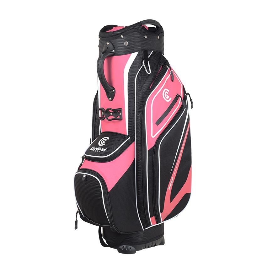 Cleveland Friday 3 cart bag, rosa/svart