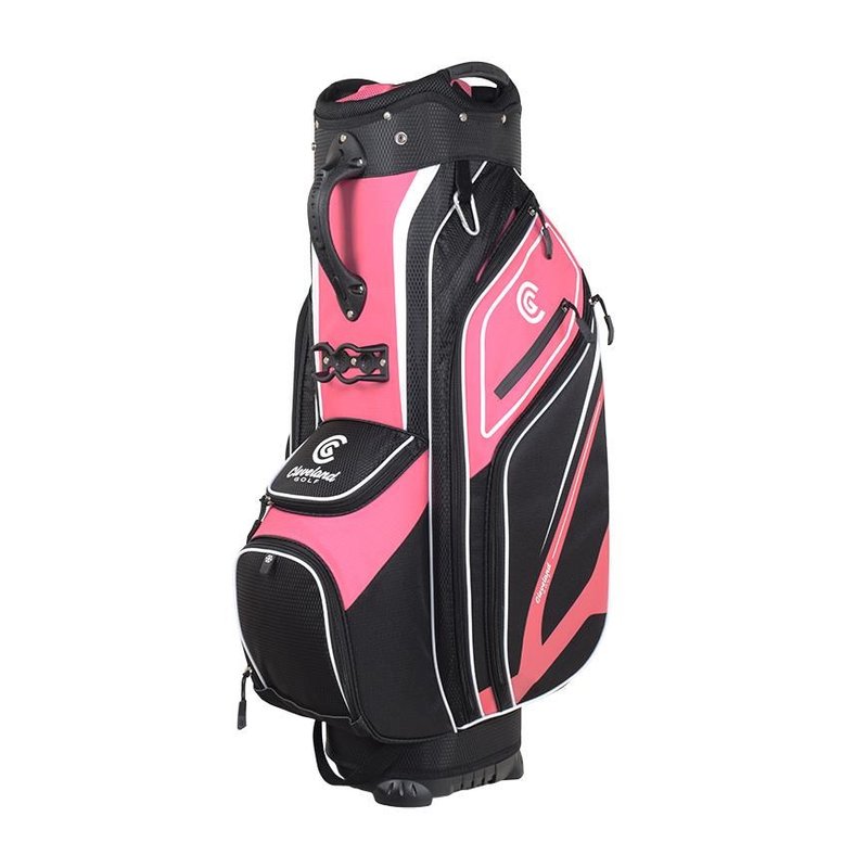 Cleveland Friday 3 cart bag, rosa/svart