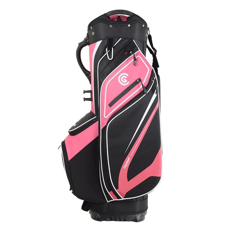 Cleveland Friday 3 cart bag, rosa/svart