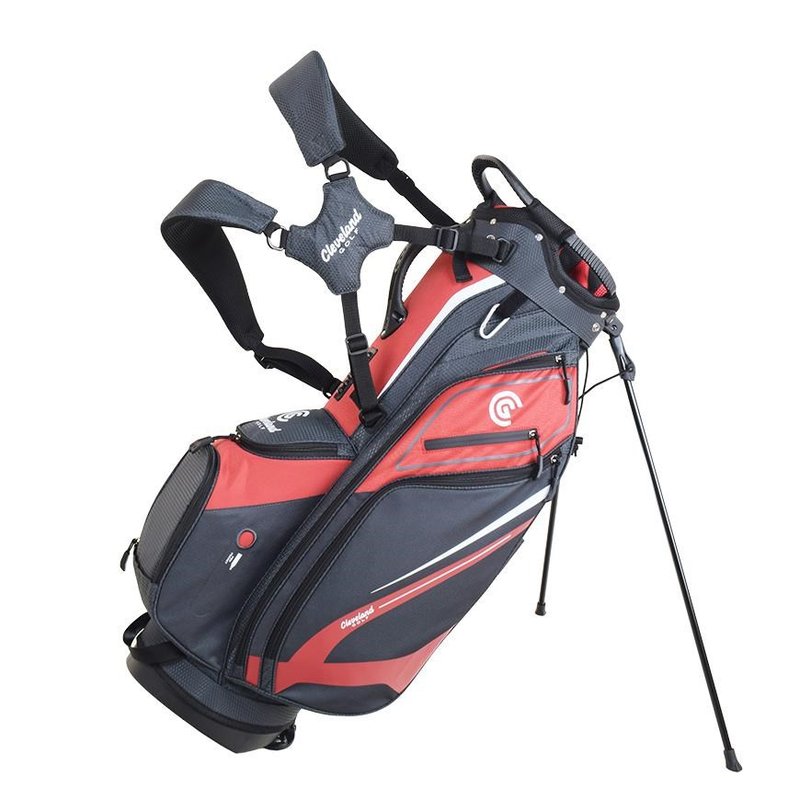 Cleveland Saturday 2 stand bag, red/charcoal