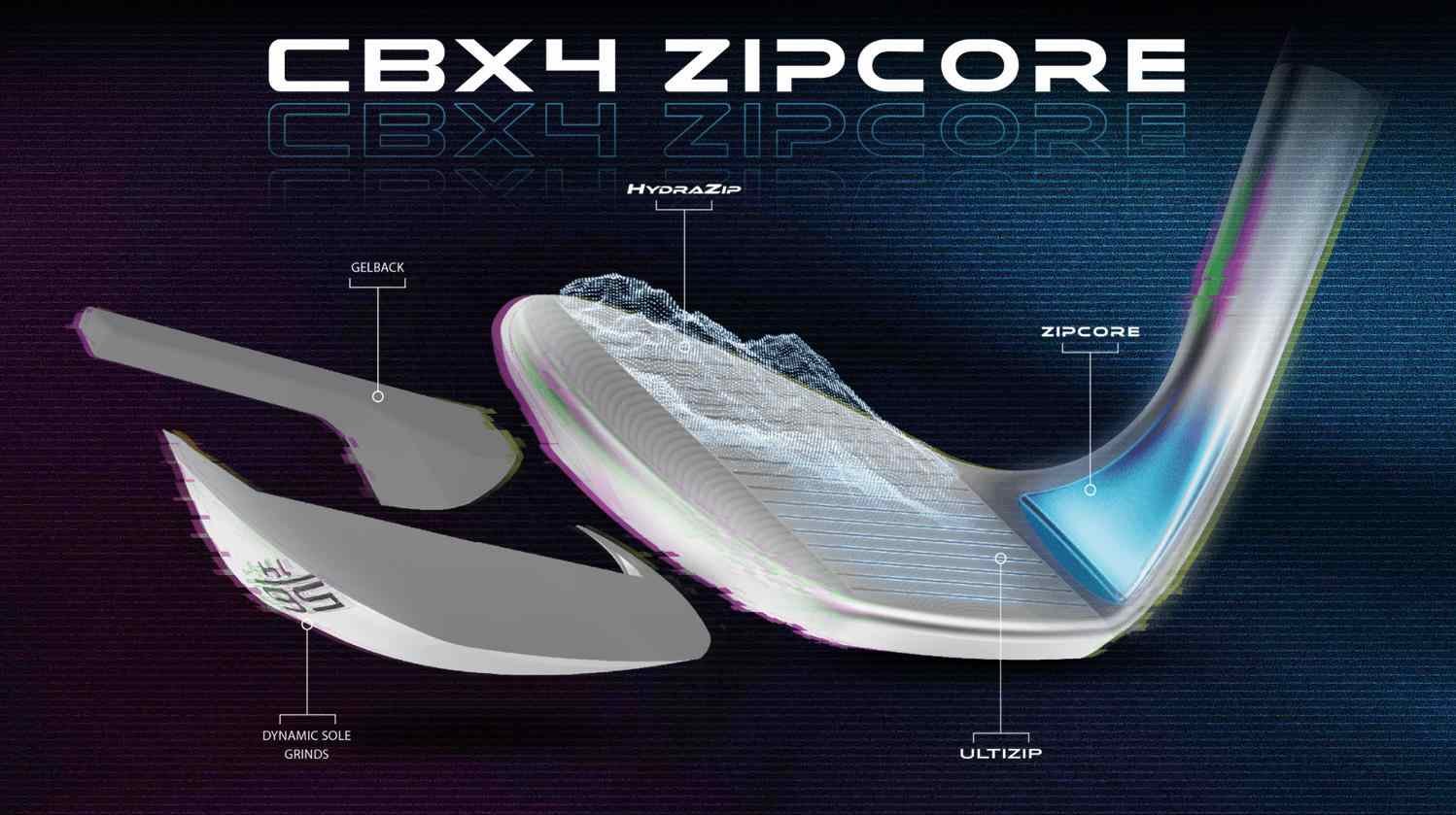 Cleveland CBX 4 Zipcore damwedge, grafit