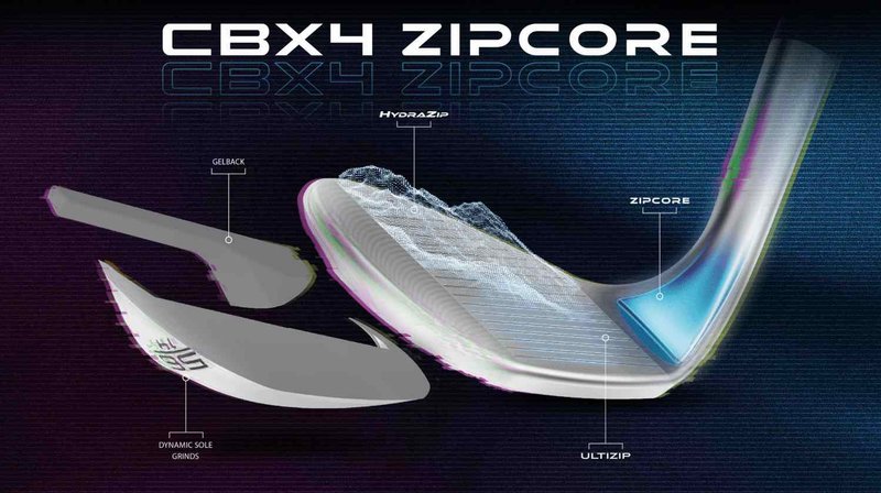 Cleveland CBX 4 Zipcore damwedge, grafit