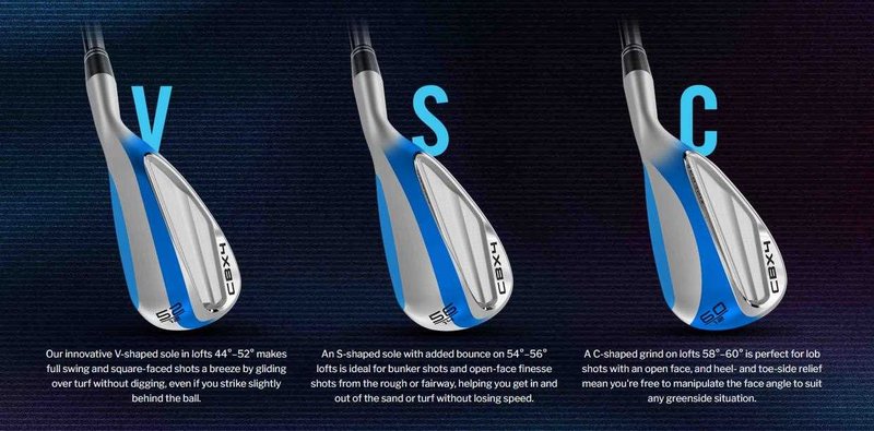 Cleveland CBX 4 Zipcore wedge, grafit