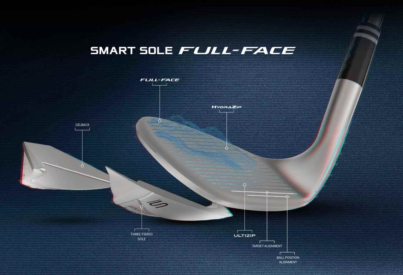 Cleveland Smart Sole Full Face wedge, stål