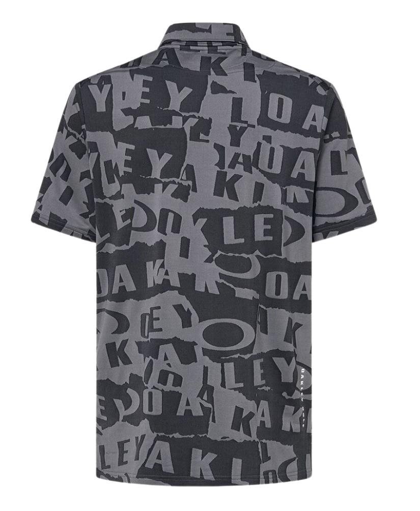 Oakley Ransom Jacquard herr polo, collage black